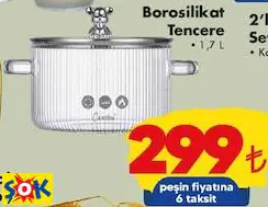 BOROSİLİKAT TENCERE BOROSİLİKAT TENCERE